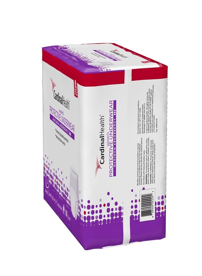 Cardinal Health UWFSM20 Women's Underwear Maximum Absorbency 18 CT Large - Image 4